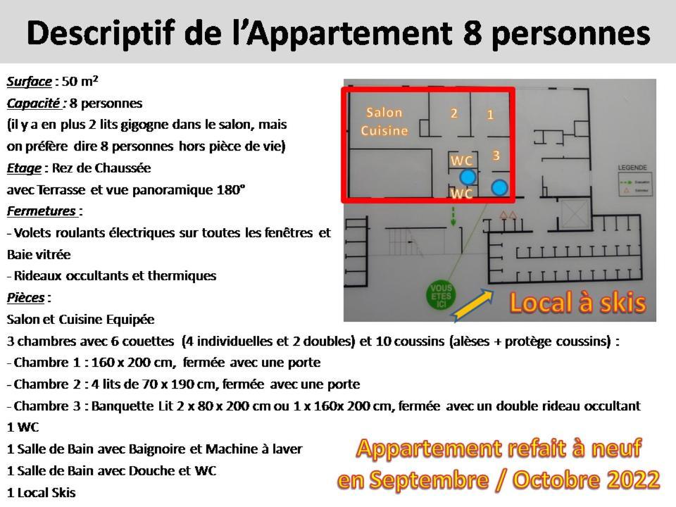Appartement 8-10 Personnes Superdevoluy Hautes Alpes Rez De Chaussee Vue Panoramique 3 Chambres Saint-Étienne-en-Dévoluy Екстериор снимка