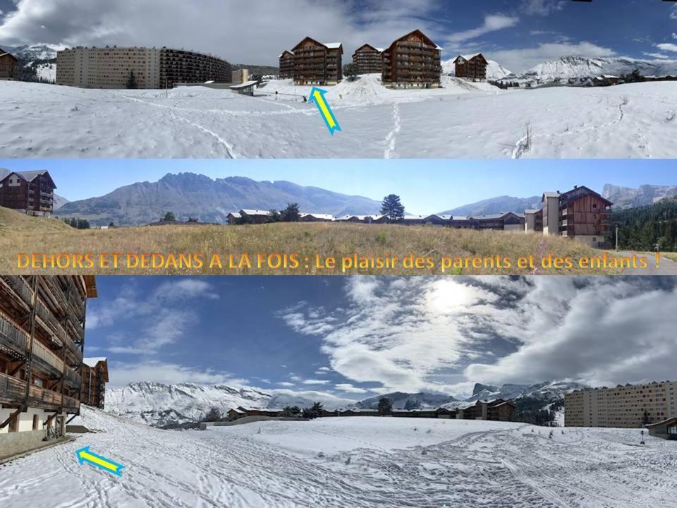 Appartement 8-10 Personnes Superdevoluy Hautes Alpes Rez De Chaussee Vue Panoramique 3 Chambres Saint-Étienne-en-Dévoluy Екстериор снимка