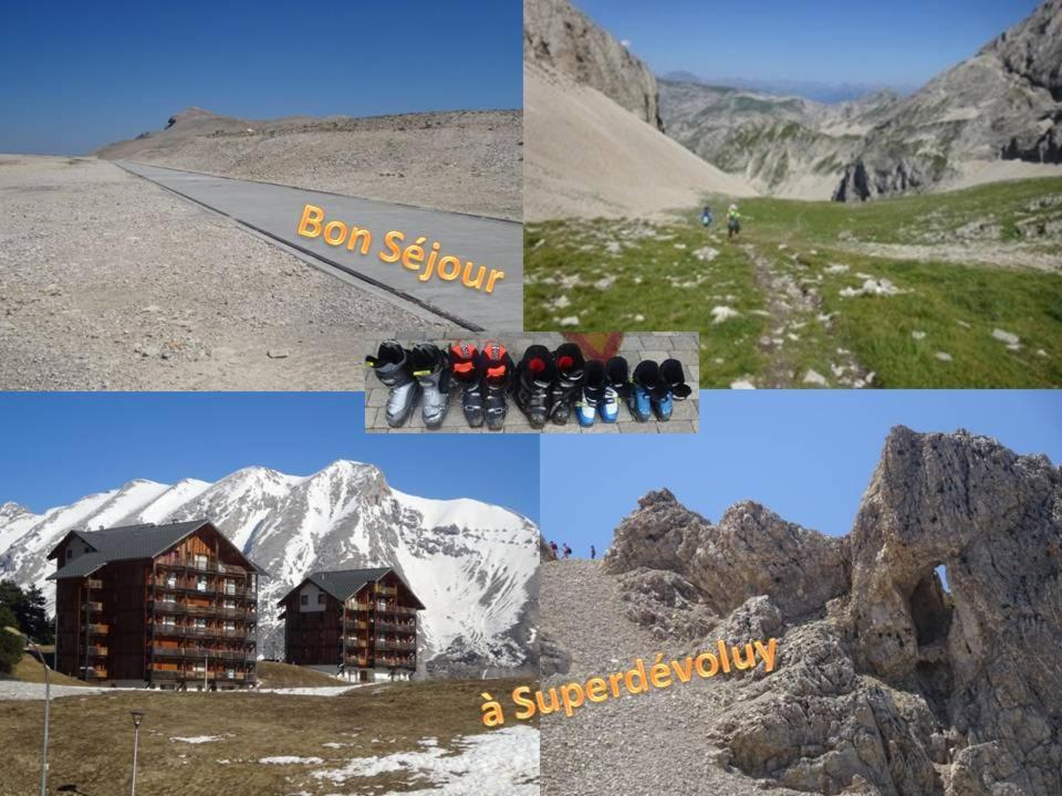 Appartement 8-10 Personnes Superdevoluy Hautes Alpes Rez De Chaussee Vue Panoramique 3 Chambres Saint-Étienne-en-Dévoluy Екстериор снимка