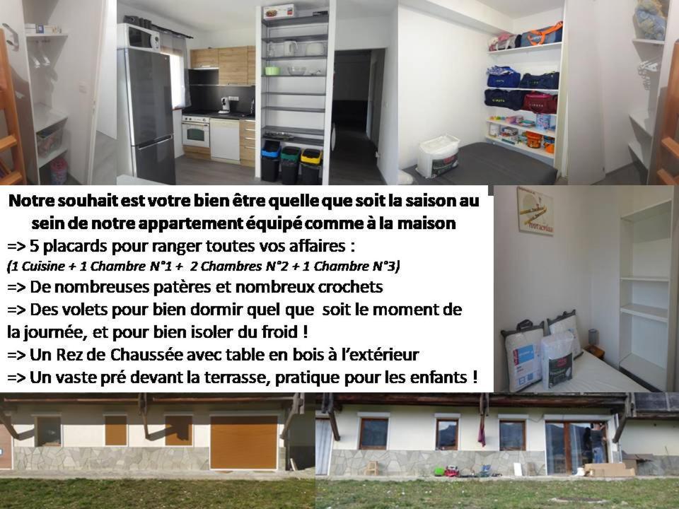 Appartement 8-10 Personnes Superdevoluy Hautes Alpes Rez De Chaussee Vue Panoramique 3 Chambres Saint-Étienne-en-Dévoluy Екстериор снимка