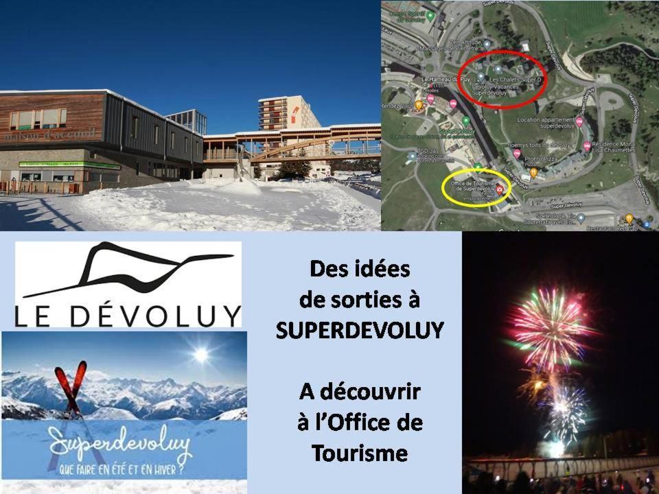 Appartement 8-10 Personnes Superdevoluy Hautes Alpes Rez De Chaussee Vue Panoramique 3 Chambres Saint-Étienne-en-Dévoluy Екстериор снимка
